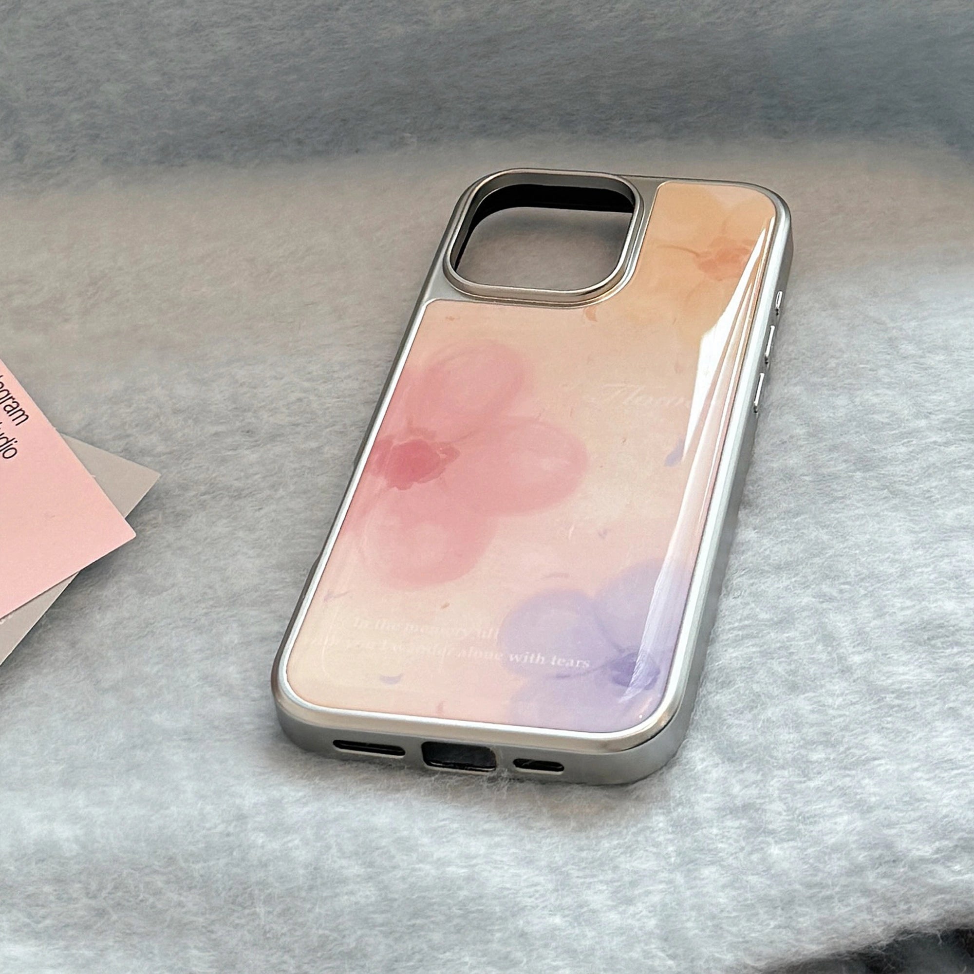 Watercolor Trio Flowers - iPhone Case